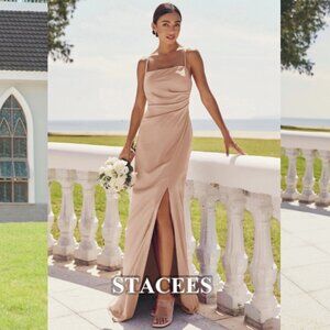 Stacees Square Neckline Bridesmaid Dress